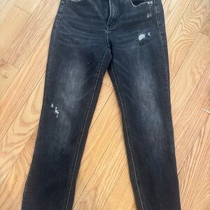 Flying Monkey Black Straight Leg Jeans sz 28